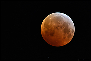 am 21.01.2019, 06:16 Uhr bei sternklarer und kalter Nacht... Blutmond *totale Mondfinsternis* über NRW